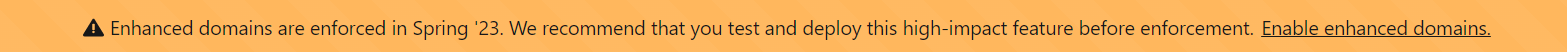 enhanced domains warning