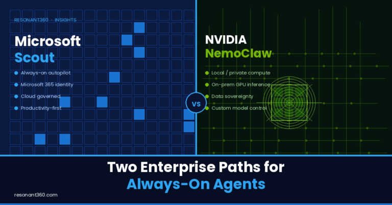 Microsoft Scout vs NVIDIA NemoClaw: two enterprise paths for always-on agents