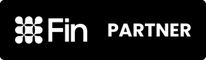 fin partner badge black